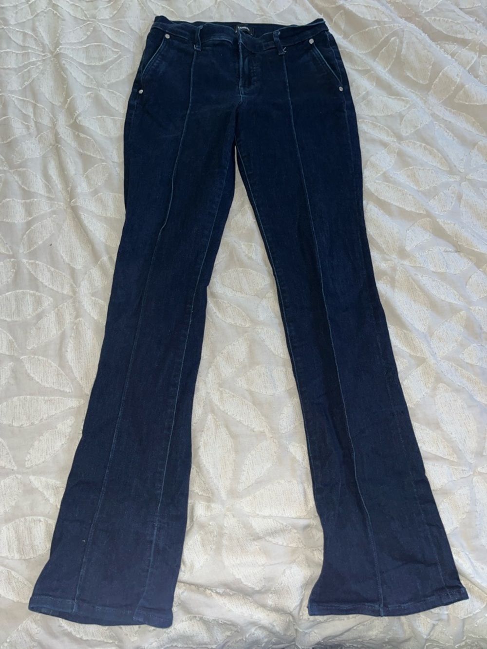 Express Women's Dark Navy Skinny Jeans